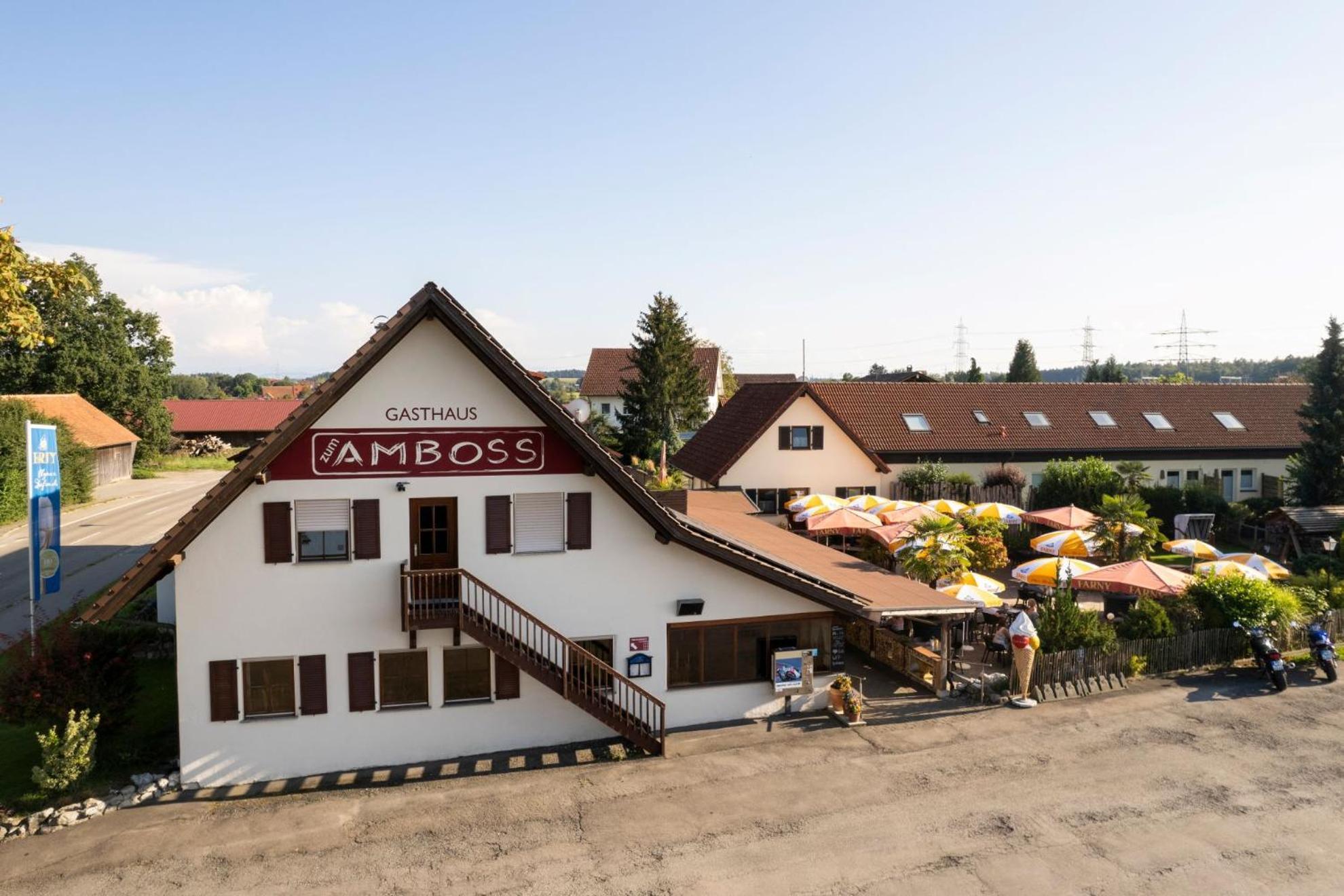 Altbau Gasthaus Amboss Grunkraut Eksteriør billede